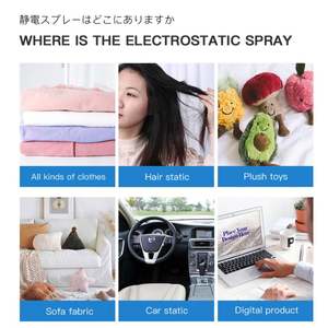 Nuevo aerosol <span class=keywords><strong>antiestático</strong></span>, extractos de plantas <span class=keywords><strong>para</strong></span> el hogar multiusos, edredón, <span class=keywords><strong>ropa</strong></span>, chaqueta <span class=keywords><strong>para</strong></span> el pelo, aerosoles <span class=keywords><strong>para</strong></span> eliminar la electricidad estática - Product Image 4
