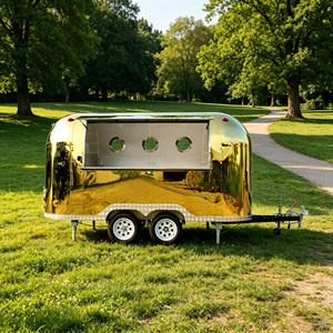 Camion <span class=keywords><strong>de</strong></span> restauration mobile en acier inoxydable pour pizza, hot-dogs, barbecue, pâtes, café et restauration rapide, à vendre en Europe - Product Image 1
