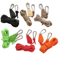 Sangle d'arrimage de 8 pieds (2,44 m) et 150 livres (68 kg) avec crochets mousquetons et éléments métalliques internes, durable, 150 livres (68 kg) pour une fixation sécurisée