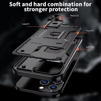 Vente chaude Tpu Pc étui de téléphone portable antichoc avec anneau support de béquille pour Iphone pour Samsung Moto Redmi Poco Google Pixel R