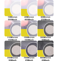 Maille filtrante en nylon et polyester de 25, 60, 90, 100, 125, 150, 250, 350, 500 microns, tissu de maille industrielle pour le broyage de la farine