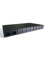 YESEEDER ATS de 8 Puertos, Estándar Estadounidense, 15A 230V, 8ms, Interruptor de Transferencia Estática de Doble Entrada, Uso Industrial, Control Remoto, Protocolos de Red