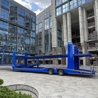 Prix d'usine Ascenseur hydraulique à 2 essieux Transporteur de voiture Semi-remorque Capacité de 8 unités pour le transport de voiture pour l'utilisation de semi-camion