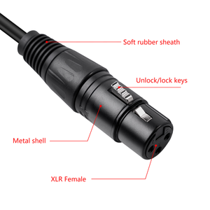 Сбалансированный 3-ядерный XLR кабель для микрофона - Product Image 3