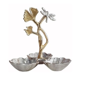 Soporte de dulces de oro y plata de alta calidad para el hogar, Hotel y restaurante, encimera, precio a granel, utensilios de cocina metálicos seguros para alimentos - Product Image 1