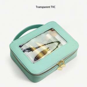 Pochette cosmétique personnalisée, étanche, avec fermeture éclair, pour les articles de toilette, sac de maquillage portable pour les voyages, la salle de bain et l'organisation - Product Image 4