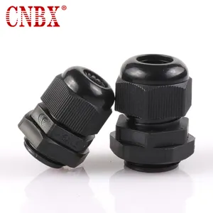 CNBX hot selling IP68 white nylon m25 1 holes double end ip68 cable gland