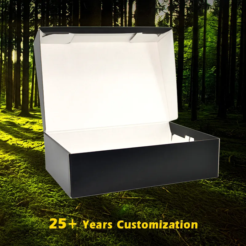 カスタムボックス - オリジナル箱　N式　ロングブーツ箱　エコ　貼り箱タイプ　引き出しタイプ　パッケージ箱　身ふた一体式　折りたたみ靴箱・ブーツ箱　