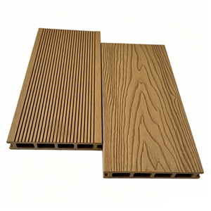 Tarima de WPC Impermeable y Antideslizante para Exteriores, Tarima Compuesta Resistente a los Rayos UV para Jardín, <span class=keywords><strong>Patio</strong></span> y Exteriores, <span class=keywords><strong>Suelo</strong></span> de Madera Sintética para Exteriores - Product Image 3