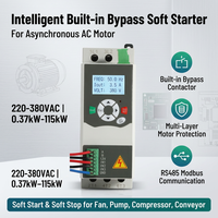 5.5KW Yüksek Performanslı Yumuşak Yolverici, Motor Yolvericisi için Dahili Bypass RS485 ile