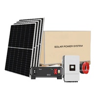 Deye 8kw 12kW 15kW 20kW, Kit PV lengkap sistem tenaga surya hibrida dengan panel surya panjang 615w