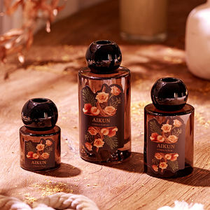 200ml 110ml 50ml DIY Fragrance Eco-Friendly BPA Free Home Decorative <b>Set</b> Rose Aromatherapy Essential Oil Freshener Glass Bottle - Product Image 4