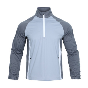 Jersey de golf Unisex de poliéster 100% de alta calidad, sudadera de manga larga con cremallera de cuarto bordada personalizada, cremallera ligera 1/4 - Product Image 2