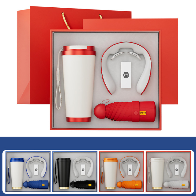 Trending Products 2026 New Arrivals Gadgets Best Selling Mothers Day Gift Set Umbrella Fan Business Promotional Items for Women