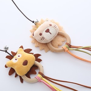 Jouets pour chats modernes et tendance avec poignées en bois, vente en gros, bâton interactif en peluche en forme d'animal pour chat, style dessin animé simple - Product Image 2