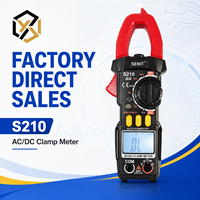ANENG Auto Digital Clamp Meter CAT II 600V AC/DC Tegangan Multitester True RMS 4000 Count Resistansi Suhu Frekuensi