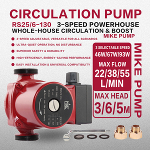 <span class=keywords><strong>Circulateur</strong></span> d'eau chaude ultra-silencieux RS25/6-130 |   3 vitesses sélectionnables |   Installation facile - Product Image 1