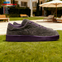 Des designers professionnels conçoivent des baskets à semelles épaisses gratuitement, chaussures décontractées pour hommes en cuir véritable respirant sur mesure