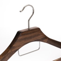 Porte-manteau vintage en bois, long cintre pour vêtements, vintage