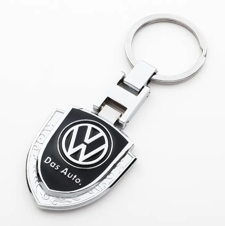 Porte-clés logo de voiture en métal personnalisé, vente en gros, Logo de voiture, logo, vente au détail, cadeau, Souvenir, promotion