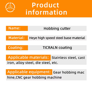 Hot Selling OEM HSS <strong>Gear</strong> Hob Cutters at Low Prices Customized Milling Cutter <strong>Gear</strong> Cutter - Product Image 5