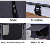 ABS Harts chale Outdoor Auto Dachzelt für Jeep SUV Truck Van Pop-up Design für Camping für SUV Dach