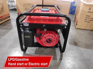 เครื่องกำเนิดไฟฟ้า SUYEEGO 3KW 5KW 8KW 10KW สำหรับใช้ในครัวเรือน ระบบแยกเฟส 110v 220v สตาร์ทด้วยมือ เครื่องกำเนิดไฟฟ้าเบนซิน 3000W 3 - Product Image 2