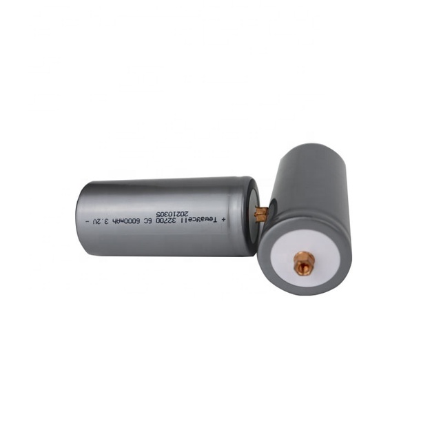 Wholesale 6000mah 3c Lifepo4 Cylindrical Battery Cell 32650 32700 3.2v Battery Cell With Screw for Solar Lamp