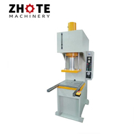Prensa hidráulica de 15 toneladas tipo C de cuatro columnas y tres vigas con control servo PLC, carrera ajustable, multifunción, para cuero y motor.