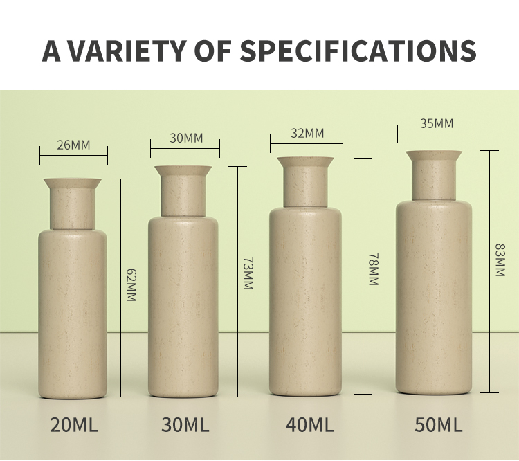 Clear Biodegradable Plastic Bottles Cosmetic Lotion Pump 20g To 500g