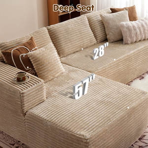 Moderno Sofá Cama Gigante de Espuma Viscoelástica Comprimido al Vacío Estilo Modular para Sala de Estar Dormitorio Tapizado en Tela para Hoteles - Product Image 2