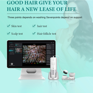 AI Intelligent Hair Scalp Follicle Detector Multi-language <b>Microscope</b> Analysis with Diagnosis Reports for Beauty Salon - Product Image 2