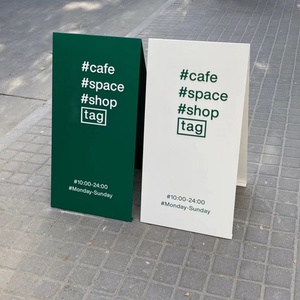 Custom Wholesale Sidewalk Stand a <b>Frame</b> Double Sided Outdoor Street Display Sandwich Board A-<b>frame</b> Pavement Sign <b>for</b> Business - Product Image 2