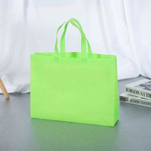 Bolsa de Compras Ecológica Personalizada de Tela No Tejida con Cierre de Cremallera y Asas de Cuerda, con Logotipo Impreso en Dos Colores - Product Image 4