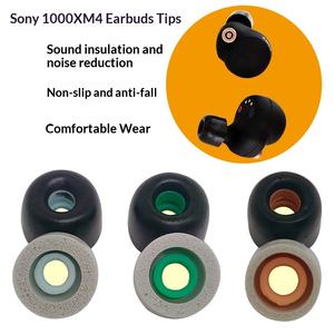 Ensemble d'embouts auriculaires en mousse à mémoire <span class=keywords><strong>de</strong></span> forme XM4 avec <span class=keywords><strong>réduction</strong></span> <span class=keywords><strong>de</strong></span> <span class=keywords><strong>bruit</strong></span> à rebond lent et embout antidérapant pour écouteurs - Product Image 3