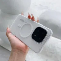 Étui pour VIVO IQOO 15T Z11 Turbo Z11X Neo 11 15 Ultra, coque magnétique en PC ondulé, transparente mate, à rayures, fine et rigide