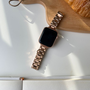 Bracelets en acier inoxydable pour <span class=keywords><strong>Apple</strong></span> <span class=keywords><strong>Watch</strong></span> Band Tiny Wrist 3 Bead pour <span class=keywords><strong>Apple</strong></span> <span class=keywords><strong>Watch</strong></span> Ultra 49mm Series 10 9 838/40/41mm 42/44/45/46mm - Product Image 4