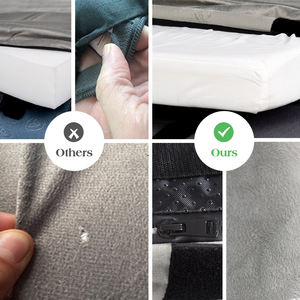 AIDI <span class=keywords><strong>Surmatelas</strong></span> moderne portable pliable avec housse amovible en mousse à mémoire de forme pour voiture <span class=keywords><strong>camping</strong></span> - Product Image 4