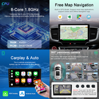 Radio Mobil Universal Android 9 Inch 10 Inch 7862 Intel 8core 2din Dengan DSP CarPlay 4G Autoradio
