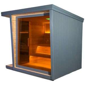 Sauna vapeur carré résistant à la rouille pour la relaxation et le bien-être, sauna économique pour 3-4 personnes, idéal pour les personnes âgées - Product Image 2
