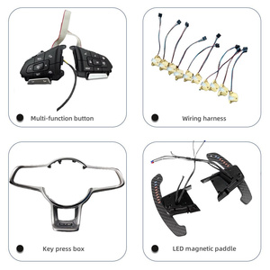 Para Volkswagen VW <span class=keywords><strong>Polo</strong></span> Golf 6 GTD Jetta Tiguan Passat B7 B8 Gti Gts R Gtd Golf7 Mk7 volante de cuero completo accesorios de coche - Product Image 4