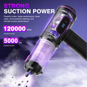 <span class=keywords><strong>Aspirateur</strong></span> de voiture sans fil portatif 65W 2*2000mAh, aspiration et soufflage 2-en-1, <span class=keywords><strong>aspirateur</strong></span> rechargeable portable pour la maison - Product Image 4