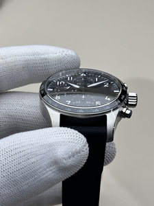 Montre mécanique pour homme de haute qualité, bracelet en acier inoxydable de 43 mm, mouvement Shanghai, logo personnalisé, cadran à aiguilles luminescentes - Product Image 5