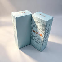 Boîte d'emballage personnalisée pour brume faciale, boîte en papier imprimée haut de gamme pour soins de la peau, finition mate ou brillante, boîte de taille personnalisée pour flacons de spray de beauté