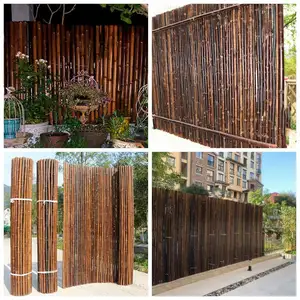 Customizable Outdoor Ornament Cheap Safety Privacy Natural Farm Bamboo Fence Garden