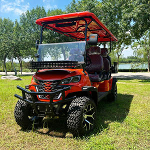 Voiturettes de Golf Électriques Rehaussées Orange 60V 72V 6 Places pour Visites Touristiques avec Batterie au Lithium - Product Image 5