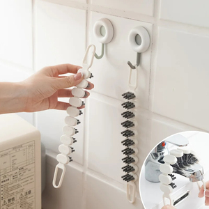 Wholesale Multipurpose Cleaning <b>Brush</b> Bathroom Shower <b>Scrub</b> Kitchen Flexible Stiff Bristles Grout Cleaner Scrubber - Product Image 3