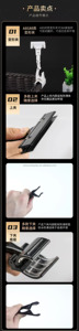 Clips de Plástico Transparentes para Etiquetas de Precio, Portaetiquetas Publicitarias de Doble Cara para Supermercados - Product Image 4