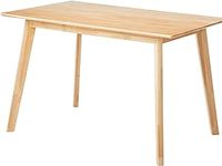 Table à manger scandinave moderne du milieu du siècle en bois massif avec pieds en V en noyer, diamètre 35 pouces, mobilier de maison
