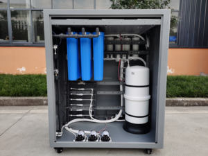 Usine 50LPH <span class=keywords><strong>Mobile</strong></span> Portable Dialyse Osmose Inverse Machine De Traitement De L'eau avec Lampe UV pour Dialyse - Product Image 5